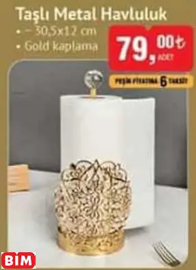 BENANTE TAŞLI METAL HAVLULUK BENANTE TAŞLI METAL HAVLULUK